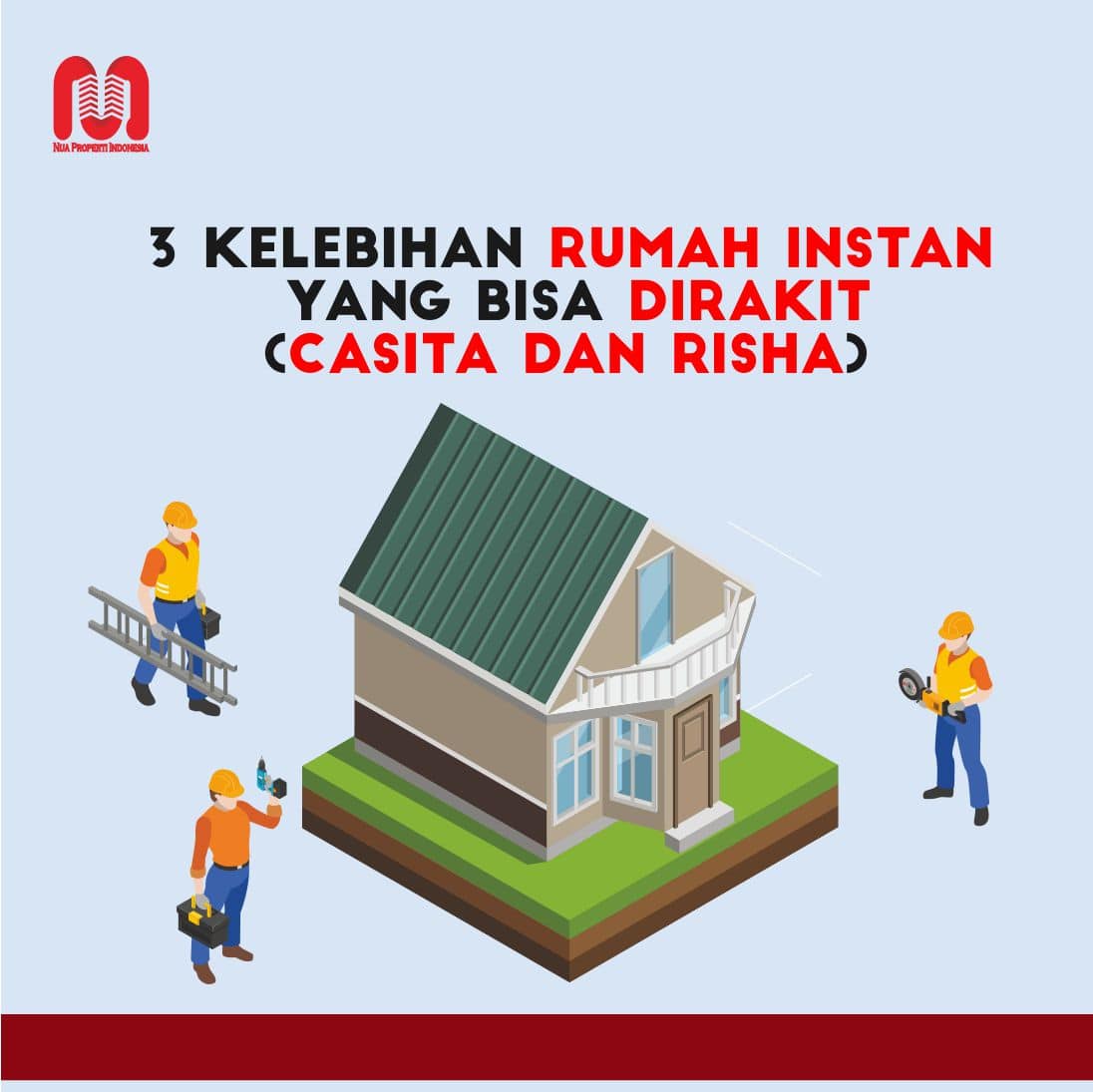 rumah yang bisa dirakit casita dan risha